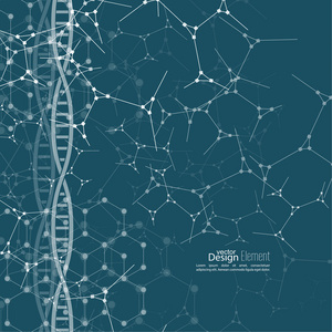 Dna 分子的结构与抽象背景