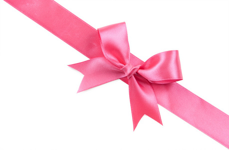 粉红色的礼物蝴蝶结