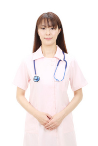 年轻的亚洲女性护士