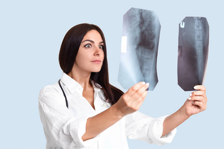 放射学 照片 射击 工作 女人 健康 听诊器 护理 诊断程序