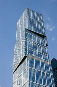 在莫斯科的城市的摩天大楼