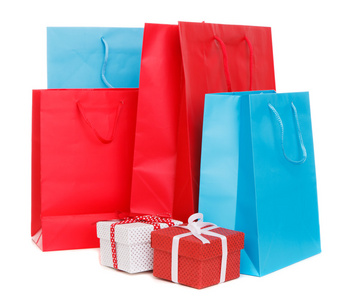 购物袋和礼品盒