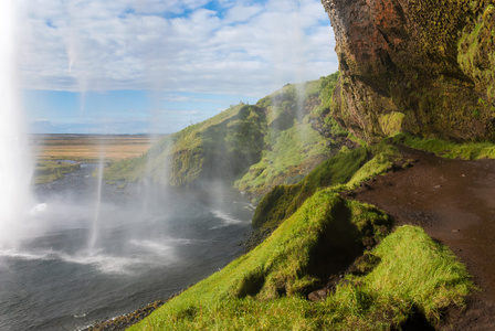 seljalandsfoss 瀑布