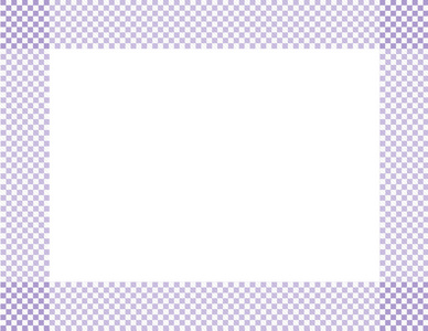 淡紫色和白色的格子的框架