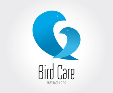 品牌和设计抽象鸟矢量标志模板图片