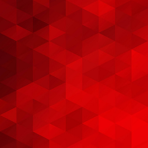 红色网格马赛克背景，创意设计模板