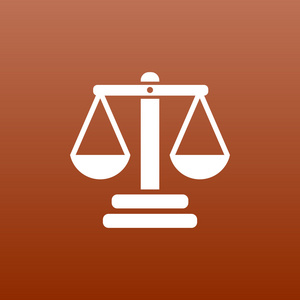 司法矢量图标符号测量平衡