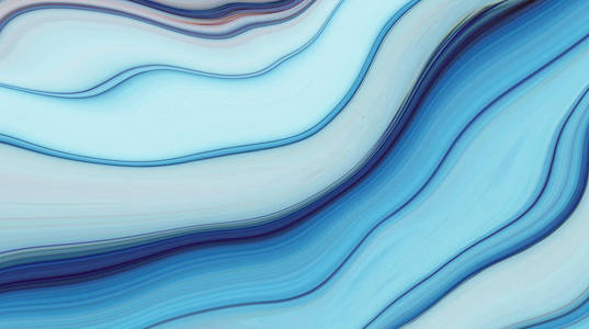 大理石的油墨多彩。蓝色的大理石图案纹理抽象背景。可以用于背景或壁纸