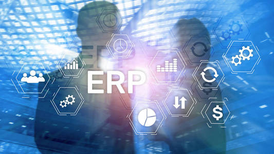 Erp 系统, 企业资源规划模糊背景。企业自动化与创新理念
