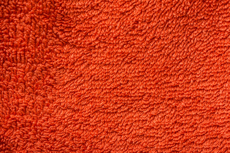 橙色浴毛巾纹理