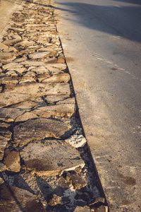 沥青道路维修