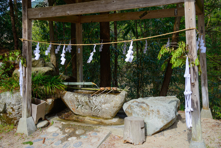 阿奇神社在阿奇村庄，长野县，日本