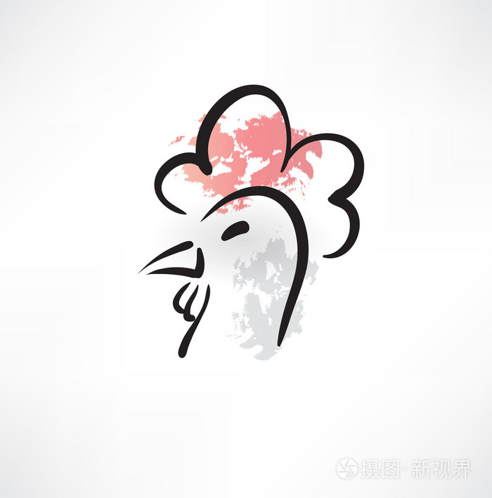 鸡骨头 grunge 图标