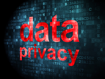 安全概念 数字背景数据隐私