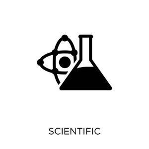 科学图标。科学符号设计从科学收藏。简单的元素向量例证在白色背景