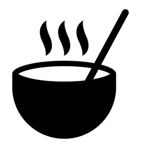 汤碗汤在它描绘快餐