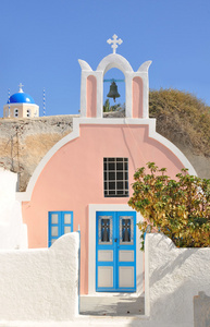 令人惊叹的视图浪漫圣托里尼岛希腊