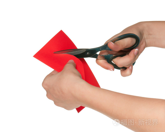 用剪刀手