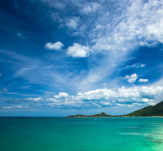 海滩和热带海