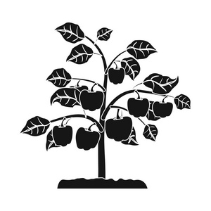 greenhous 和植物符号的矢量设计。greenhous 和花园股票符号的收集