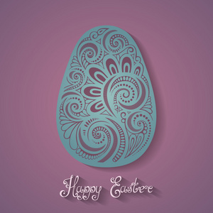 节日装饰华丽的复活节彩蛋