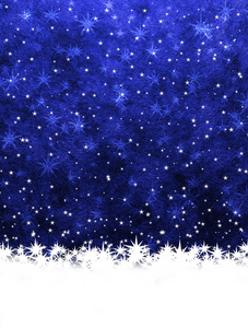 雪花框架抽象圣诞节背景