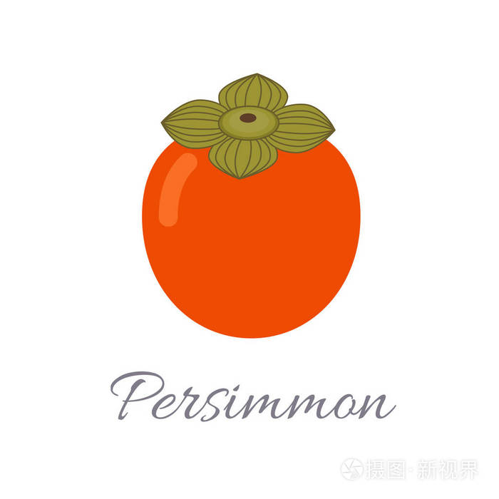 柿子图标标题