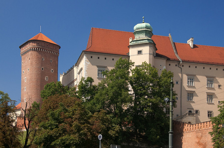 克拉科夫，波兰，瓦维尔城堡