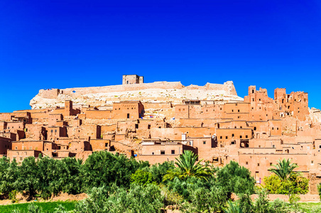 在摩洛哥历史城市 Haddou 本的看法