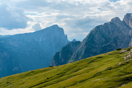 Cime 自然公园的山峰