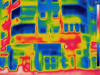 利用红外热像仪检测建筑物外热损失