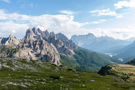 Cime 自然公园的山峰