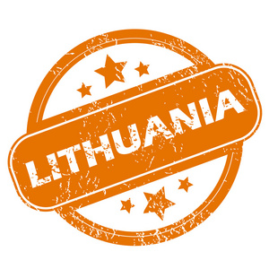 立陶宛 grunge 图标