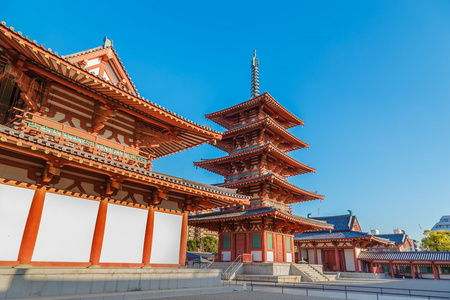 在日本大阪举行的四天王寺