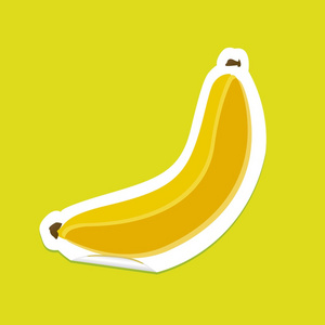 香蕉的不干胶标签