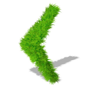 绿草生态字体符号