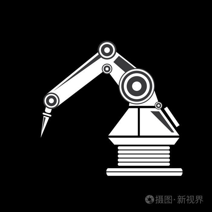 机械臂的矢量符号.机器人手
