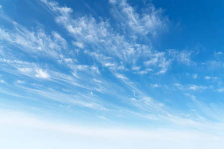 蓝蓝的天空，白云背景