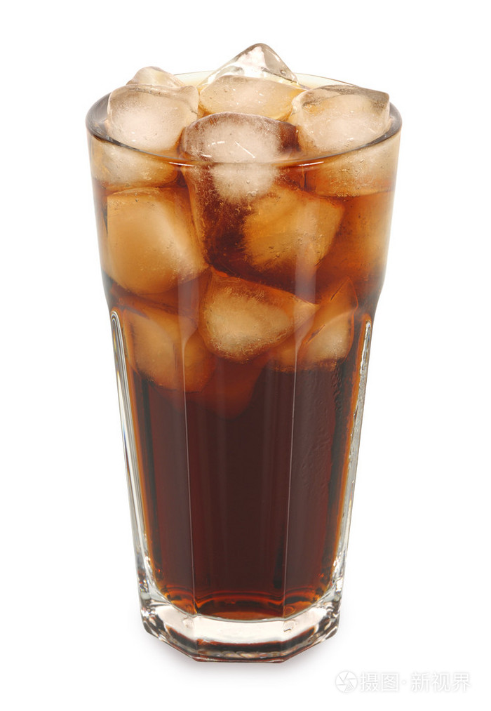 杯冷碳酸可乐加冰