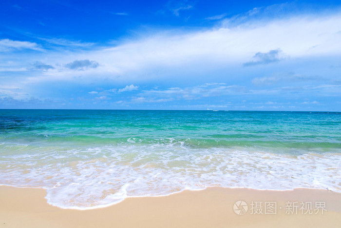 泰国沙美岛,田园诗般场景海滩