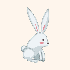 动物兔卡通主题元素