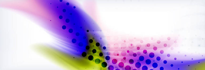 背景抽象全息流体颜色波形设计