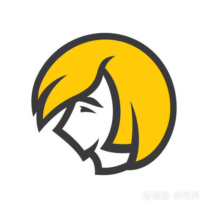 人头抽象符号