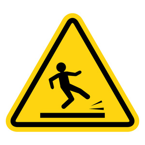 湿的地板警告标志图片