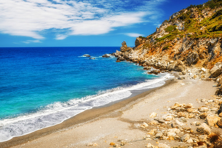 卡斯特罗海滩，斯基亚索斯岛希腊