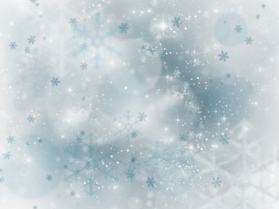 抽象银色圣诞背景与白色的雪花