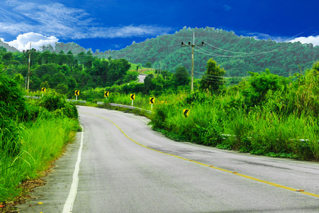 高台道苏格兰高地的道路