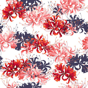日式簇阿玛丽利斯图案, 设计一种日式簇阿玛丽利斯, 用于和服