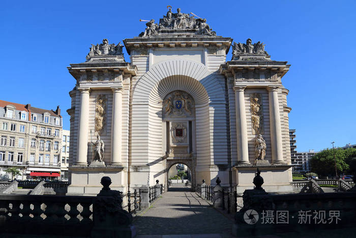 法国里尔市政厅巴黎凯旋门拱门