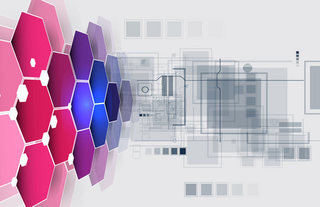 新未来技术概念抽象背景